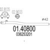 MTS 01.40800 Exhaust Pipe